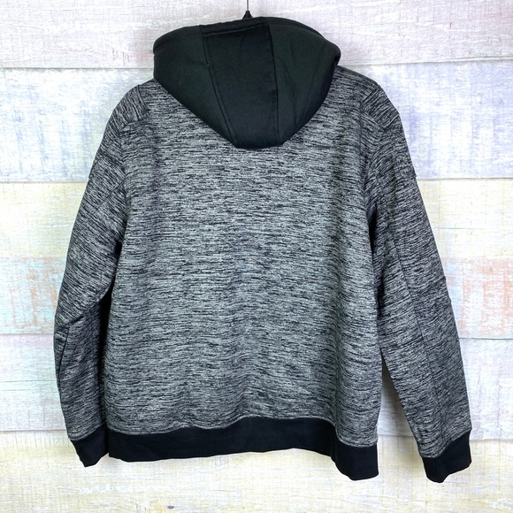 Rock & Republic Moto Grit Zip Sherpa Hooded Jacket - Picture 9 of 16